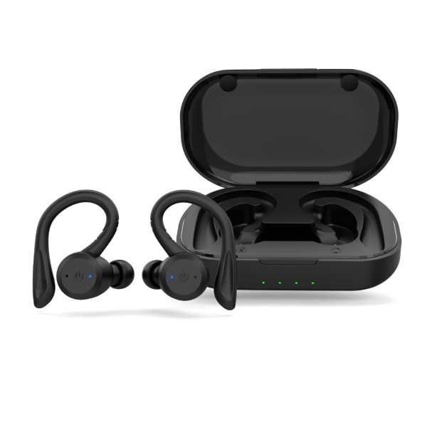 20 tunnin pelin kesto Uinti Vedenkestävä Bluetooth-kuulokkeet Dual Wear Langattomat Urheilukuulokkeet Tws Ipx7-kuulokkeet Stereo Musta