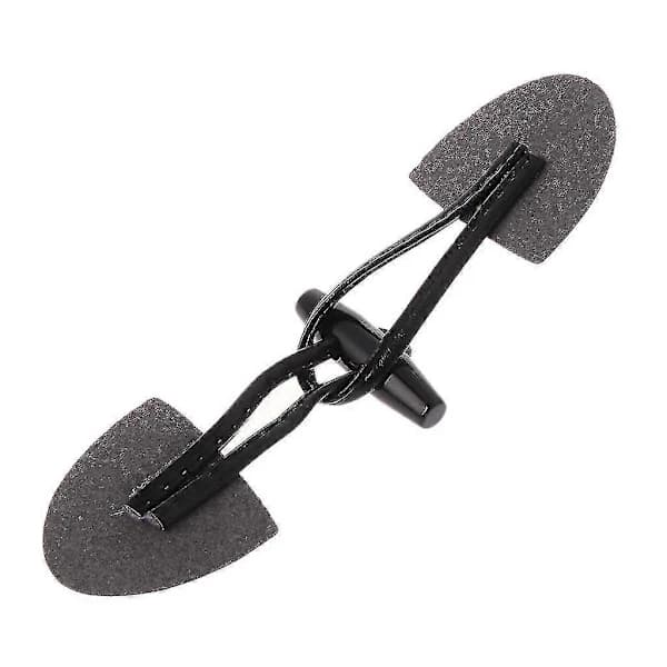 6 Par Lær Horn Toggle Lukking Knapper Kåpe Jakke Duffel Søm DIY Klær