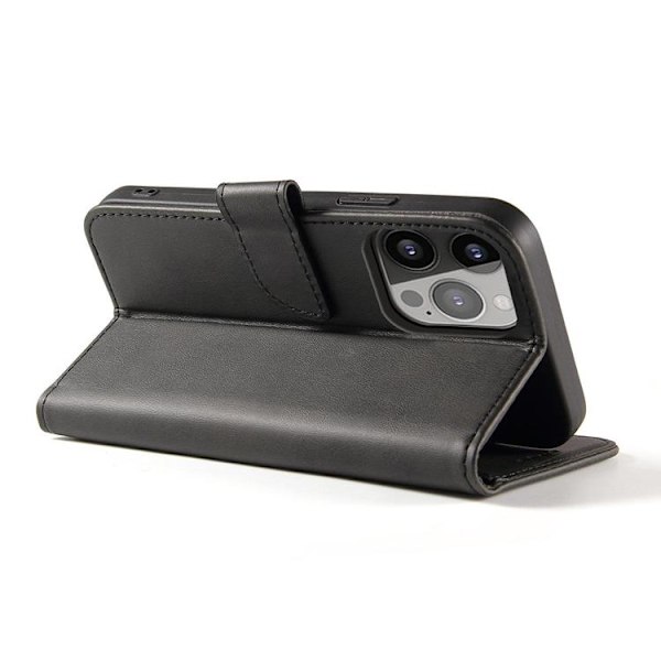 iPhone 15 Pung Etui Magnetisk Stativ - Sort 75