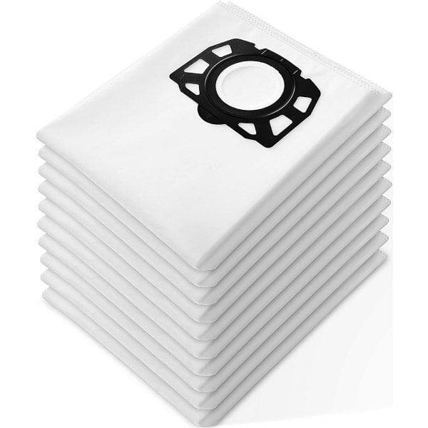 10 stk støvsugerposer for Karcher støvsugere wd4 wd5 wd6 mv4 mv5 mv6 (ca)