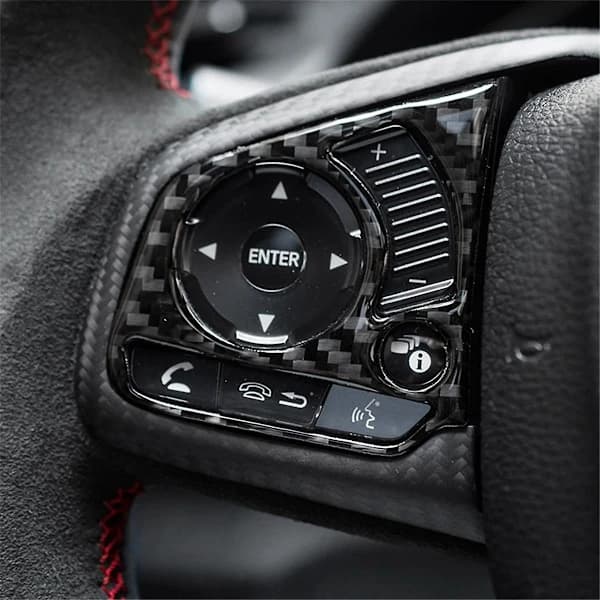 2 stk. Kulfiber Ratpanel Cover Trim til 10. generation 2016 2017 2018 2019 2020 2021
