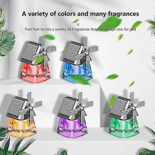 Aromaterapi Diffuser Luftfräschare Solenergi Roterande Eterisk Olja Diffuser