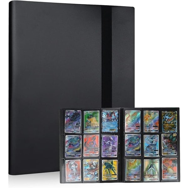 Trading Card Binder, Trading Card Holder, 360 Cards, Trading Card Binder Album (Approx.)