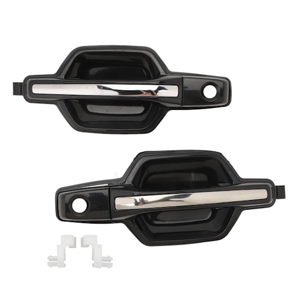 1 Par Fremre Ytre Dørhåndtak MR653471 Venstre Høyre Krom Dørhåndtak Erstatning for Mitsubishi Montero 2001–2006
