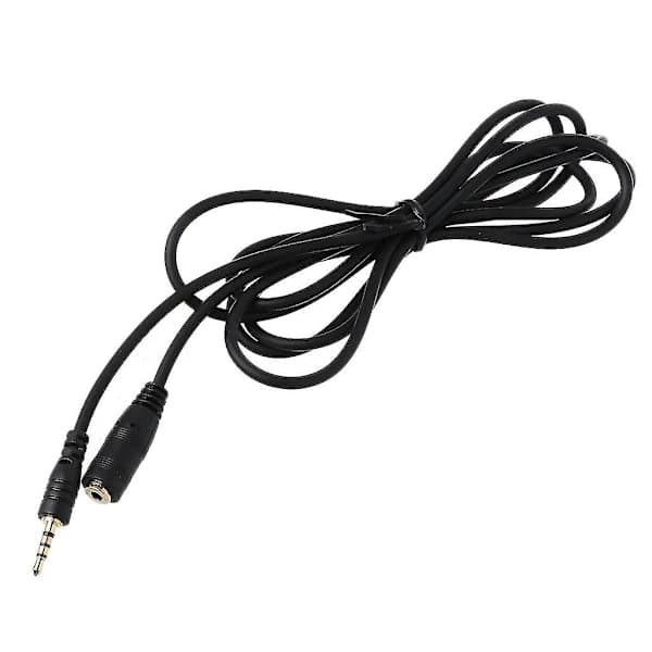 Stereo 2,5 mm Jack Forlængerkabel 5m Extender Ledning Han til Hun Aux Kabel