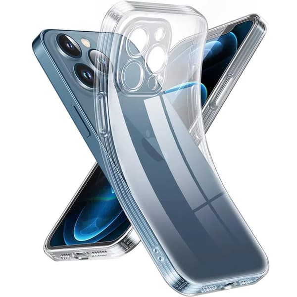 iPhone 12 Pro Läpinäkyvä TPU-kuori – Lisäkameransuoja iPhone 12 Prolle iPhone 12 Pro
