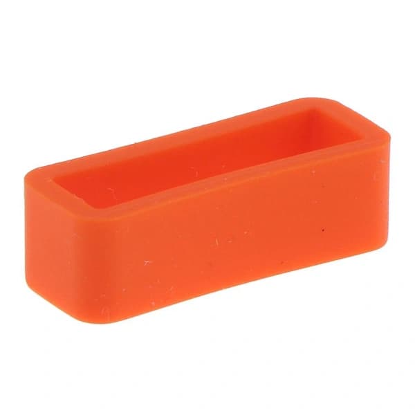 10 stk. Urremsløjfe Gummibåndholder 22mm Orange