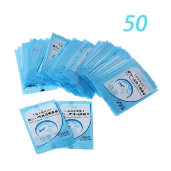 [CA] 50-pack - Toalettskydd / Toalettsits - Skydd Toalett