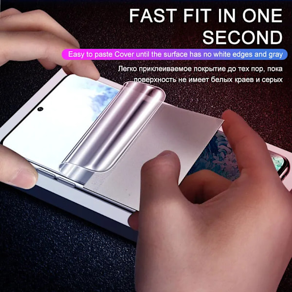 CASA 4 stk. Hydrogelfilm til Samsung Galaxy S23 S20 S21 S22 S24 Plus Ultra FE Note 9 20 10 Plus A52S A53 A51 A50 A21S Skærmbeskytter A51 A52 A52S