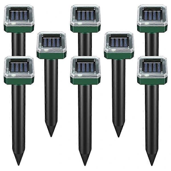 8-pack Solar Powered Snake Repellents for Outdoor Use