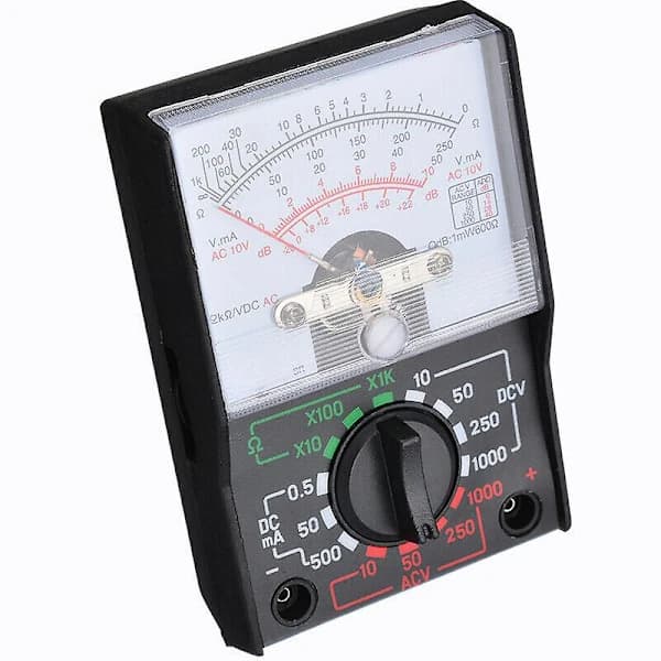 Analog multimeter Ohm Volt DC Ström AC/DC Spänning Testare Meter med Testprober