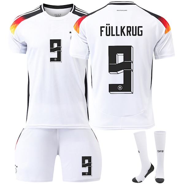 2223 Tyskland VM Hjemmedrakt Sett Nr. 9 N. Füllkrug Jersey