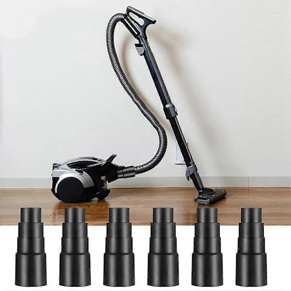 6 Stycken Dammsugaradapter, Universal Dammsugaradapter, Dammslang Konverter Adapter, Va