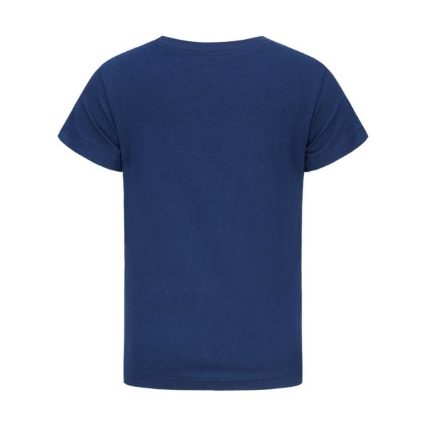 Børne Drenge Piger Geometri Dash Korthærmet T-shirt Tegneserie Print Sommer Bluser Navy Blue 11-12 År