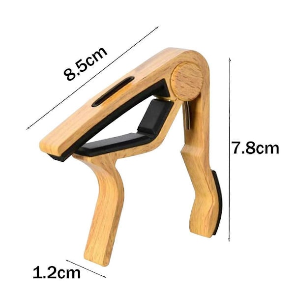 CASA Ukulele Capo Gitarr Capo Justeringsklämma Utmärkt Metall Plektrumhållare