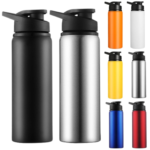 700ML Water Bottle Large Capacity Food Grade Good Sealing Stainless Steel Sports Fitness Drinking