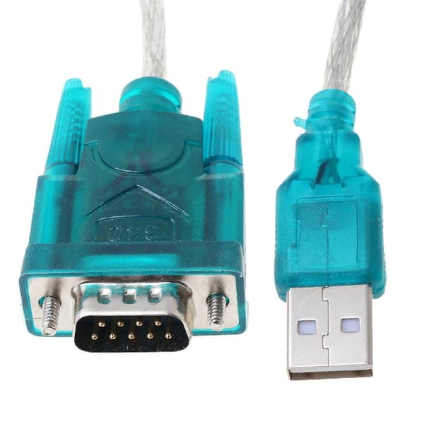 Musta USB - RS232 RS-232(DB9) -sarjakaapeli, standardisovitin PC:lle (LGL)