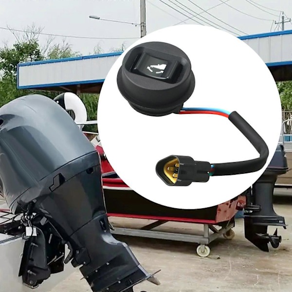Tilt Trim Strömbrytare Enhet Trim Strömbrytare 63D-82563 30HP-115HP Lätt att Installera Tillbehör Direkt Ersättning Utombordsmotor LGL black 8cm