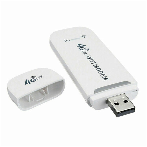Ulåst 4G USB Modem med Simkort Slot - Mobil Trådløs Router med WiFi Hotspot LGL