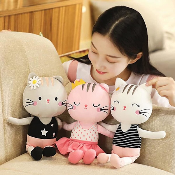 Ballerina Dockor Kitty Plysch Katt Leksaker Balett Dansuppvisning Gåvor Till Flickor 34 cm LGL