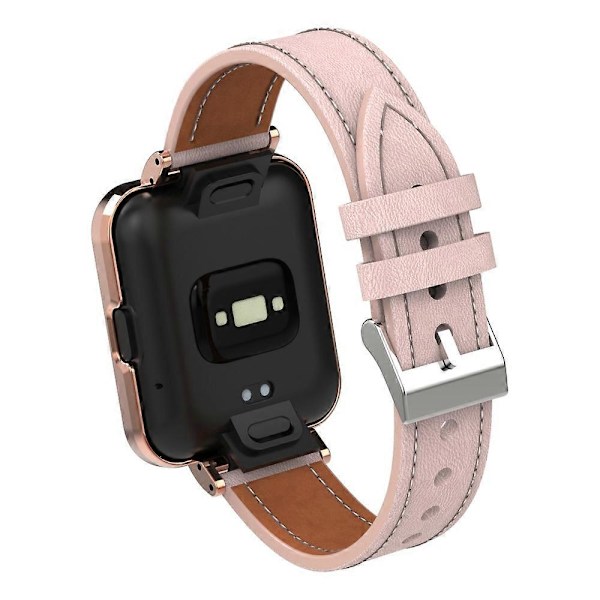 Læder Urrem til Xiaomi Mi Watch Lite / Redmi Watch til Xiaomi Mi Watch Lite / Redmi Watch LGL Light Pink
