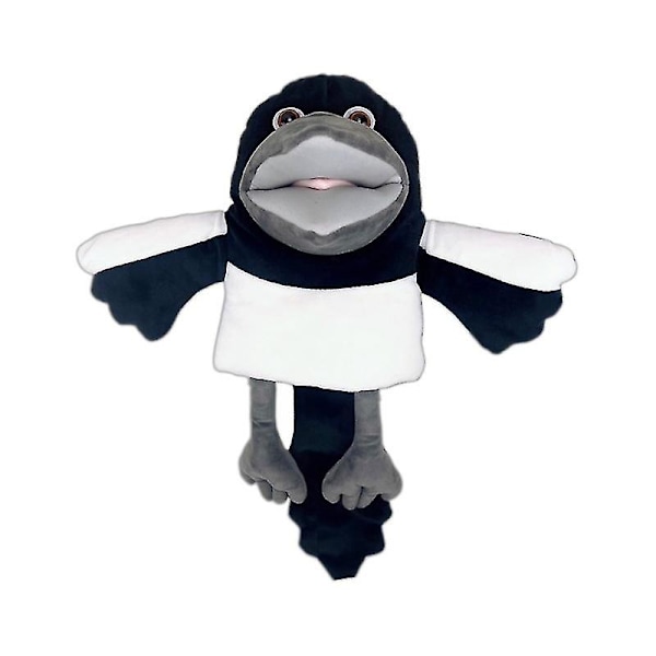 Wow engelsk Steve og Maggie plysjleke barn utstoppede dyr leketøy kråke hånddukker [GGL] Hand puppet