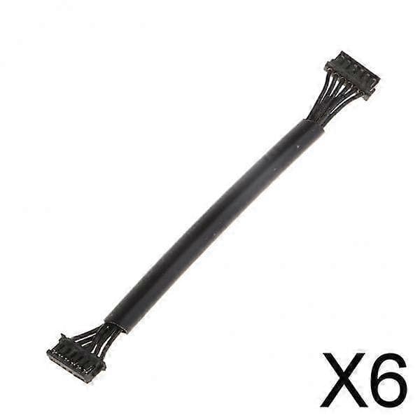 4- RC Bil Borstlös ESC Motor Sensor Kabel Kabelhärva 80mm (LGL) 6 Pcs