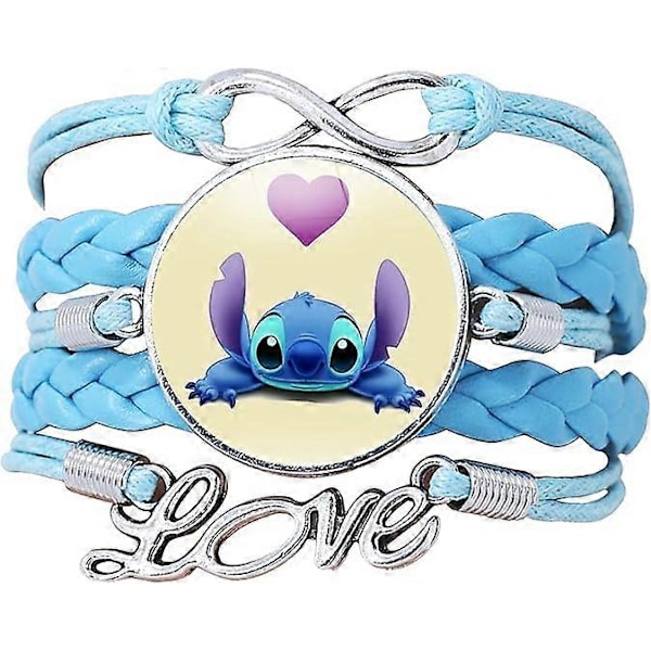 Stitch Armband för Fest, Lilo och Stitch Gåva Stitch Saker Kvinnor Flickor Smycken Armband Födelsedagspresenter (LGL)