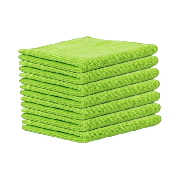 7 kpl Mikrokuituinen Puhdistusliina Puhdistuspyyhe Monitoiminen Tiskirätti Mikrokuitupyyhkeet Keittiöön Astioille Autolle Kotiin Toimistoon LGL Green 30cmx30cm