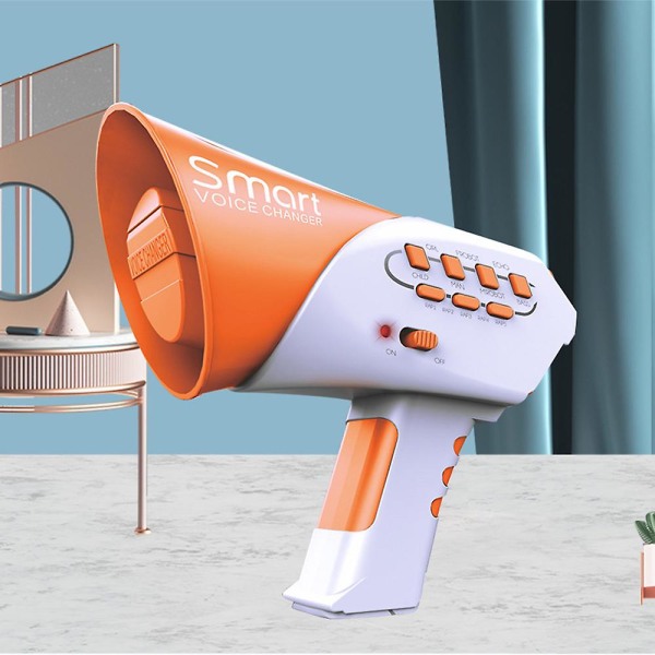 Megafon til mission stemmeskifter til ideel gavelegetøj til børn Børn Voksne[GL] Orange