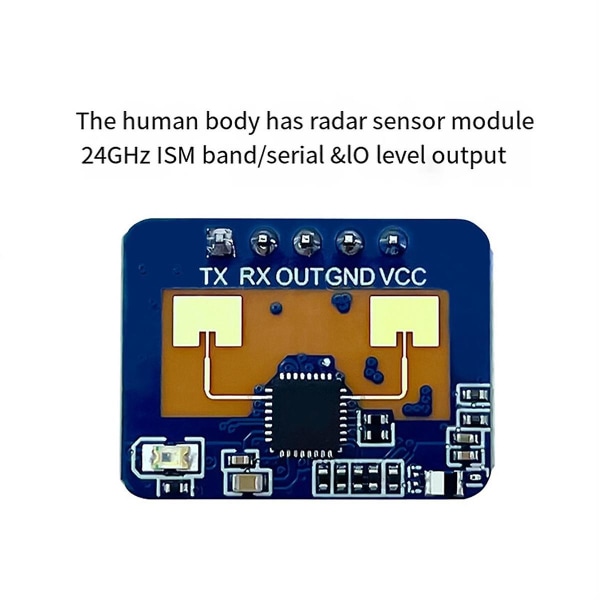 24g Mmwave LD2410C Rörelsesensor för Människopåvisning