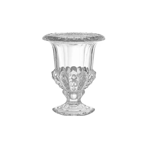 Serene Spaces Living Decorative Large Glass Urn, Centerpiece Vase for Wedding, Event [GGL]