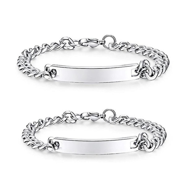 Amazing Forever And Always Stainless Steel Couple Bracelets For Women Men Jewelry Matching Set [LGL]