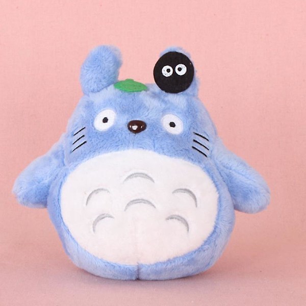 20cm söpö anime-hahmo Totoro pehmo täytetty nukke lapsille lelu halattava tyyny [LGL] Blue