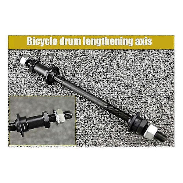 Forlænget 240mm Mountainbike Snekke Fat Cykel Bagaksel Ombygget Solid Aksel Bagaksel Cykeltilbehør LGL Black