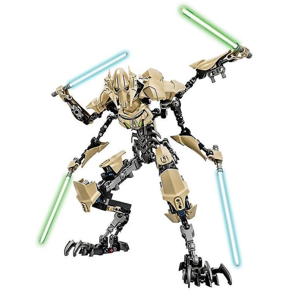 Ny design Star Wars actionfigurleksak för barn General Grievous