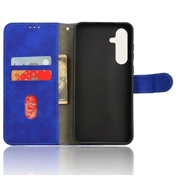 För Samsung Galaxy A35 5G Läderfodral Flip Telefonfodral med Plånboksstativ LGL Blue