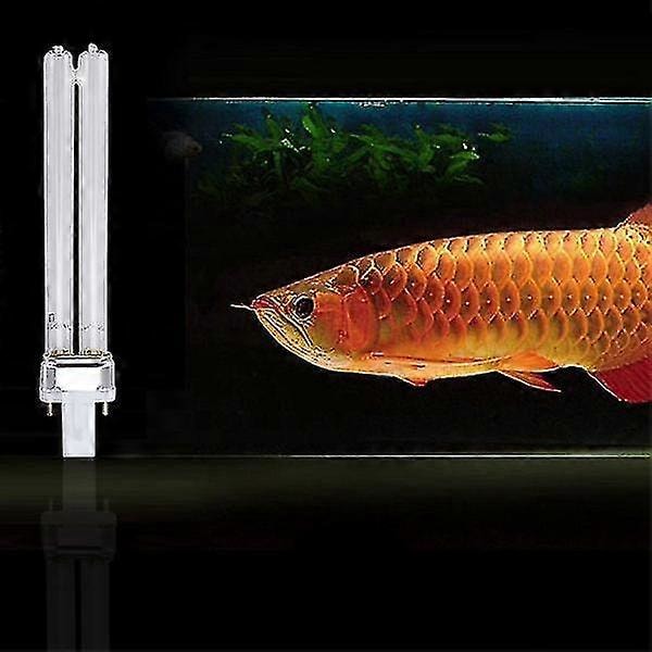 2 stk. 11w Ultraviolet UV Desinfektionslys Lamper UV Steriliseringspærer Til Sterilisator Akvarium (g23 Lampefod) LGL As Shown