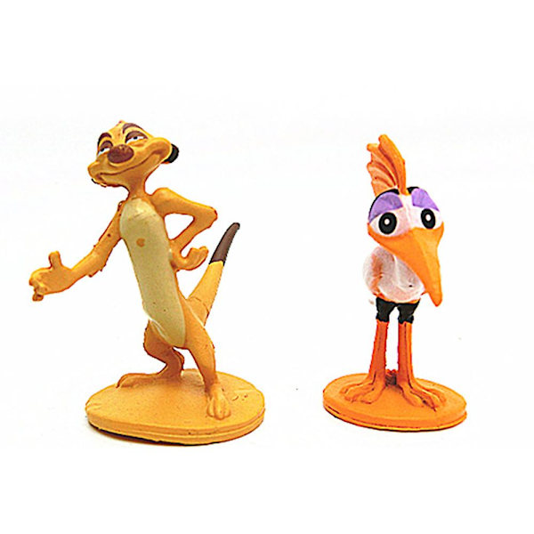 12 stk Løvernes Garde Legetøj, Løvernes Konge Actionfigurer Legetøj, Dyrekarakter Mini Figur [LGL]