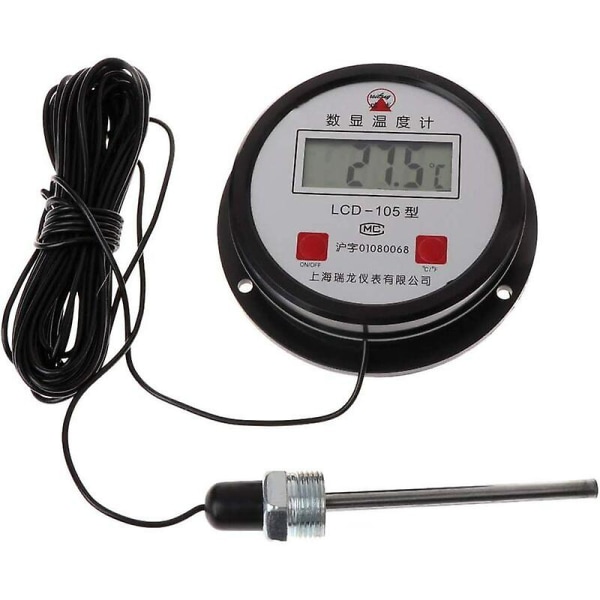 High Temperature Industrial Digital Thermometer with 10m Probe [LGL]