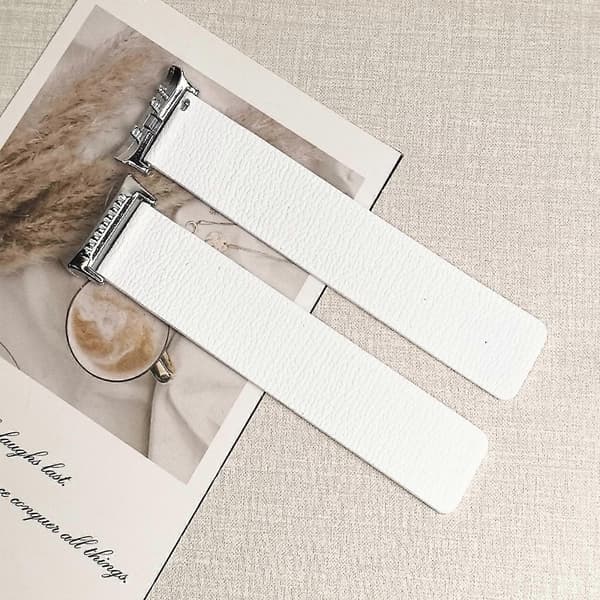 Lychee Tekstur Blød Magnetisk Silikone Urrem Til Huawei Watch D2 (LGL) White