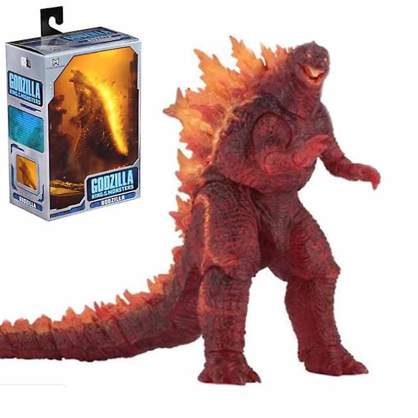 Godzilla Monsterverse Playmates Actionfigurer Godzilla i Brann Monster Actionfigurer