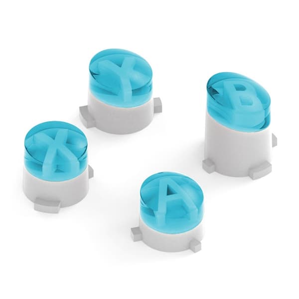 Til Xbox One S One Elite Controller ABXY Udskiftningsknapper - Lyseblå