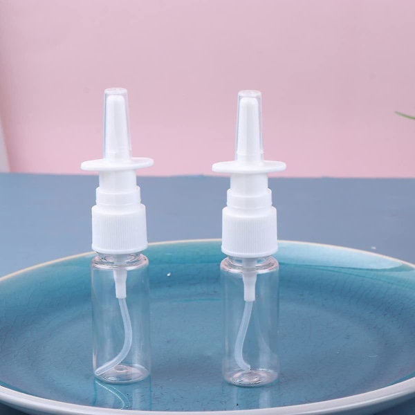 5 ml nenäsuihkepullo, nenäpumppusumutin, täytettävä matkakoko (5 ml, 20 kpl) (a-1b) 20ML
