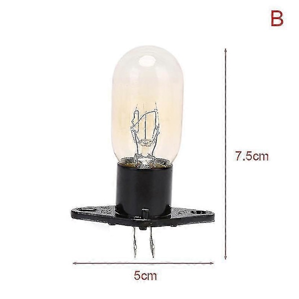 Mikrobølgeovn Lys Lampe Pære Base Design 230v 20w Erstatning Med LampeholderAM LGL B