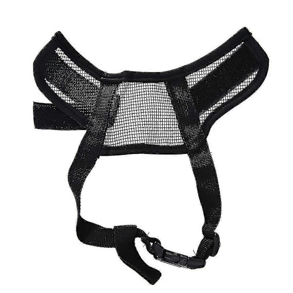 1x Justerbar Hundemaske Gøen Bid Mesh Mundkurv Pleje Stop Tyggen Hfmqv TINGQUAN LGL Blue XL mouth circumference 22-28cm