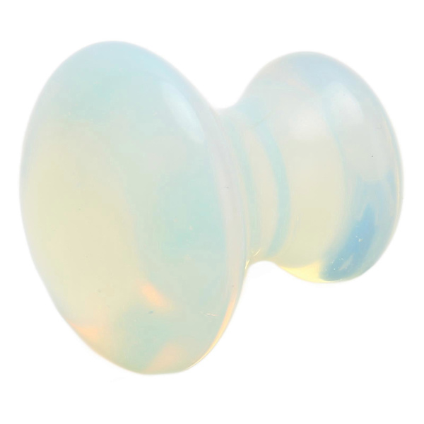 Gua Sha Skrapsten Svampformad Opalsten Gua Sha Massageverktyg Jade Skrapsten för Ansikte Rygg Hand Fot (LGL)