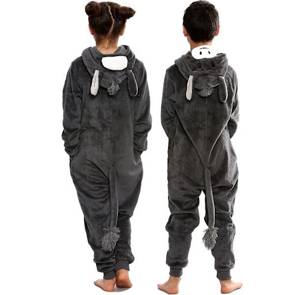 Fleece Overall A2Z för Barn, Heldräkt Åsne-dräkt Julklapp Pojkar Flickor LGL Donkey 5-6 Years