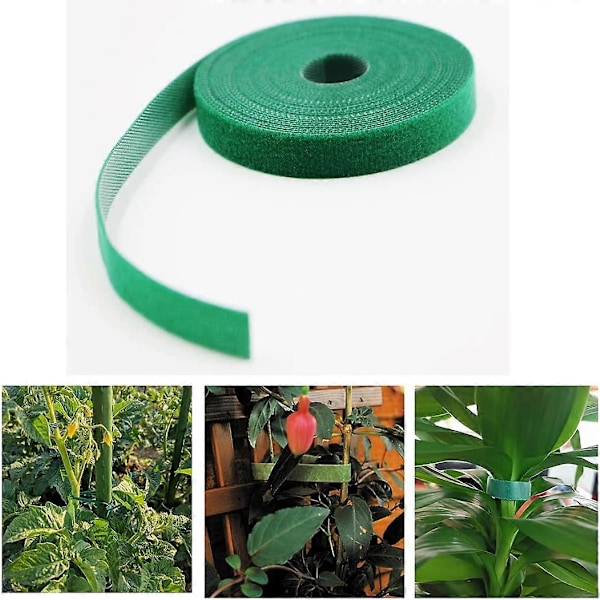 Växtband, Trädgårdsband, Återanvändbart Växtband, Kardborreband, Mjuka Växtband Växtstöd, Tomatband, Vinbandsband, 5m Längd x 4st (LGL)