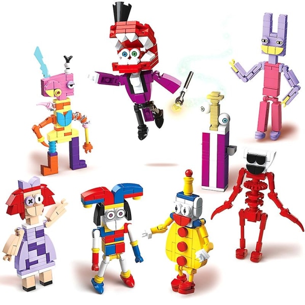 503 st/set 2023 Nya The Amazing Digital Circus Joker Byggkloss Figur Leksak[GL]